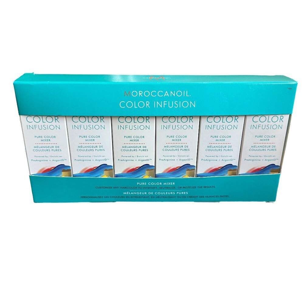 Moroccan Oil Color Infusion Pure Color Mixer Six Shades Hair Intensify NIB NEW